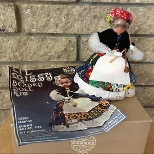 Li’l Missy Beaded Doll kit, “Granny” vintage